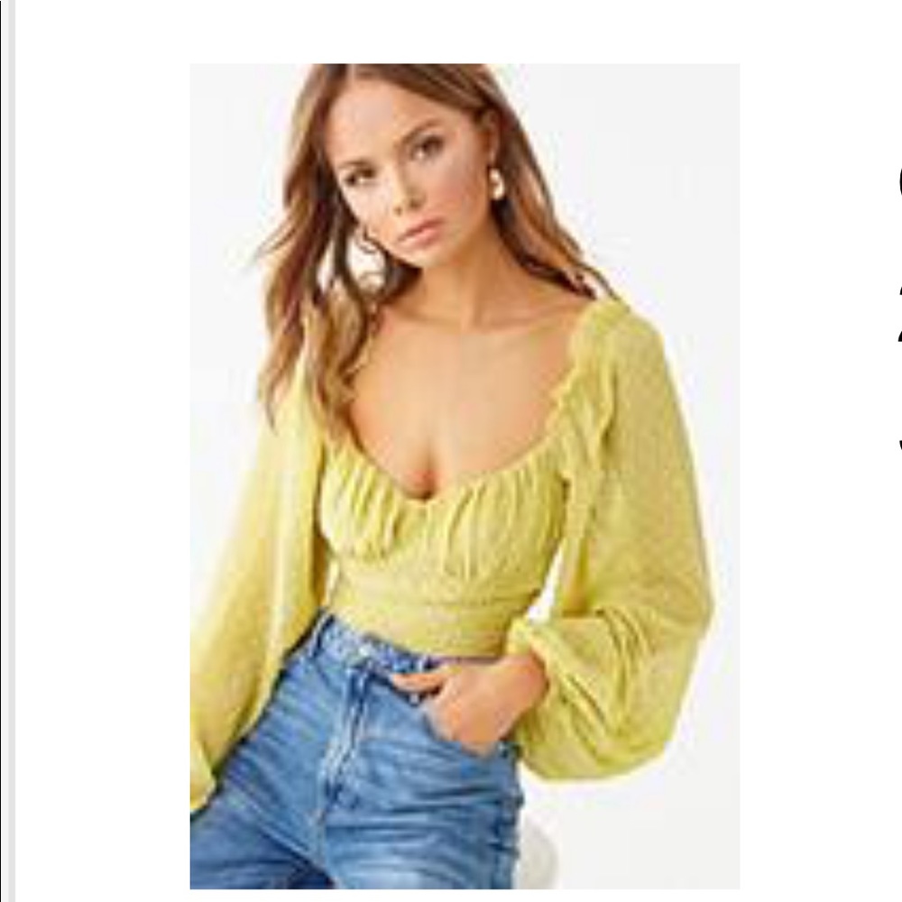 Peasant crop top